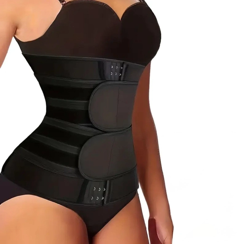 FAJA POST PARTO ABDOMINAL NEGRO - 1