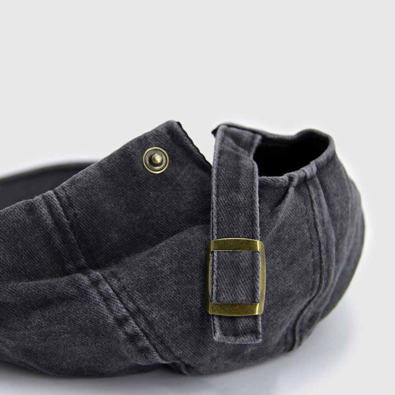 BOINA HOMBRE DUCKBILL ALGODON PRELAVADA NEGRO - 3