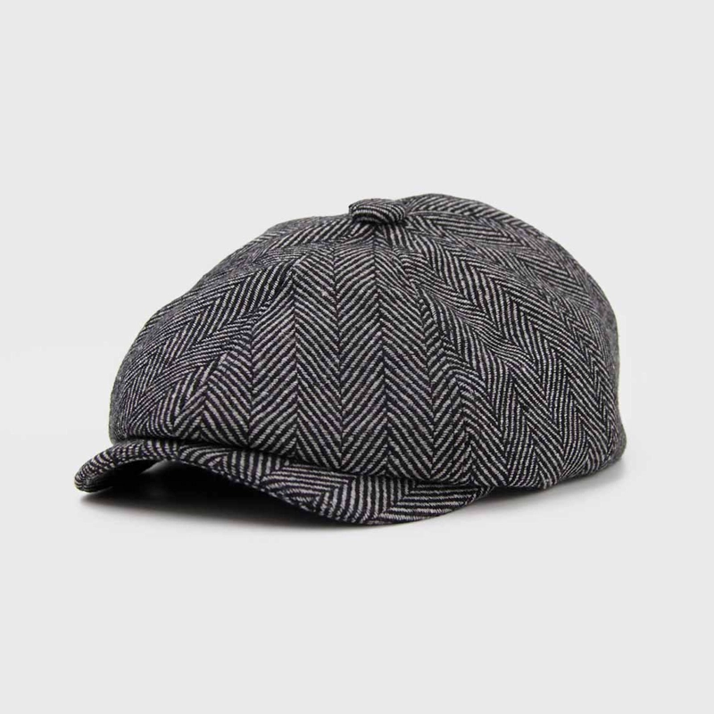 BOINA HOMBRE HATTERA ESTAMPADO RAYA HEBILLA - 1