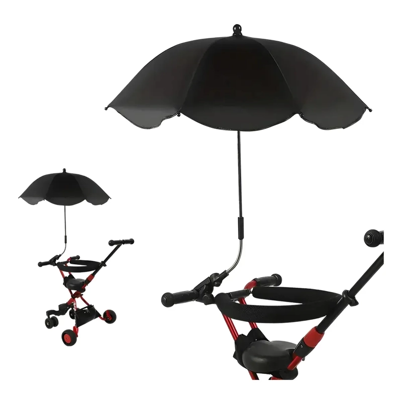 SOMBRILLA PARA COCHE BEBE UNIVERSAL NEGRO - 1