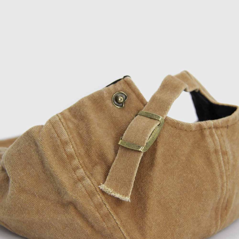 BOINA HMBRE DUCKBILL ALGODON PRELAVADA  CAMEL - 3