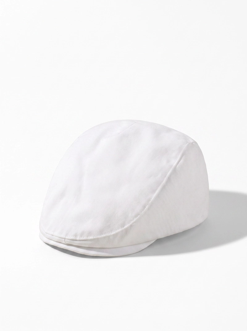 BOINA BEBE ALGODON BLANCO 46 CM - 1