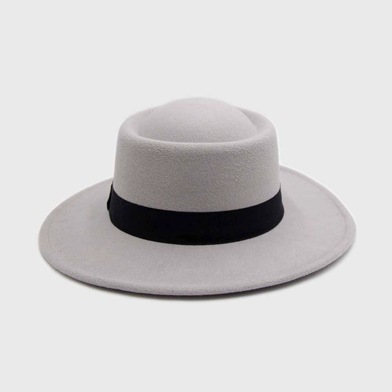 SOMBRERO ESPAÑOL CIRCULAR FIELTRO GRIS - 1