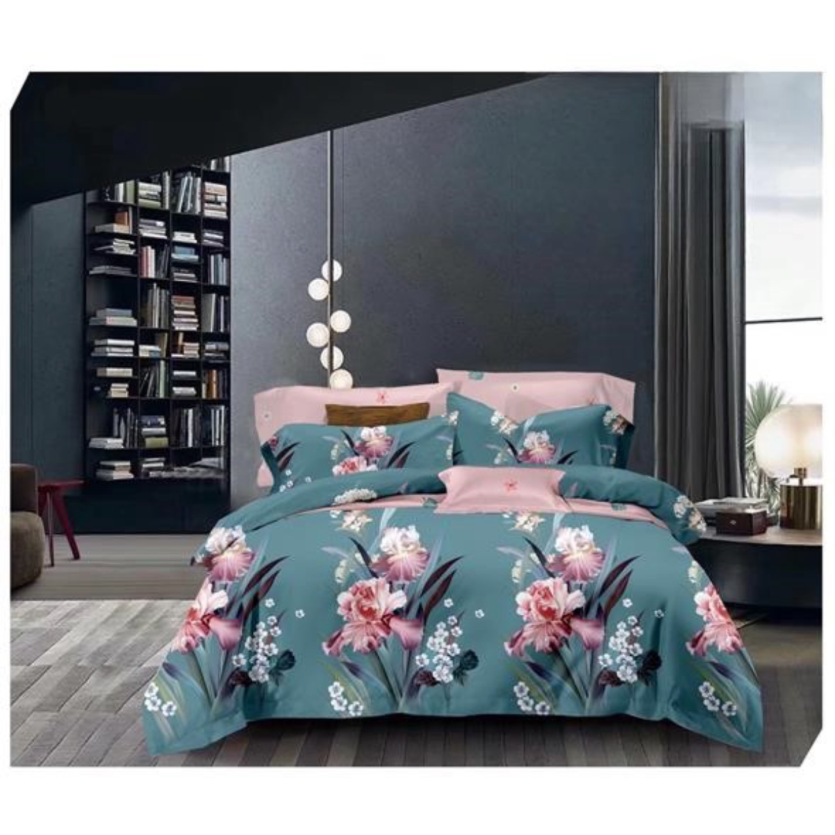 CUBRECAMA 1.5 PLAZAS MULTICOLOR QUILT VERANO - 1