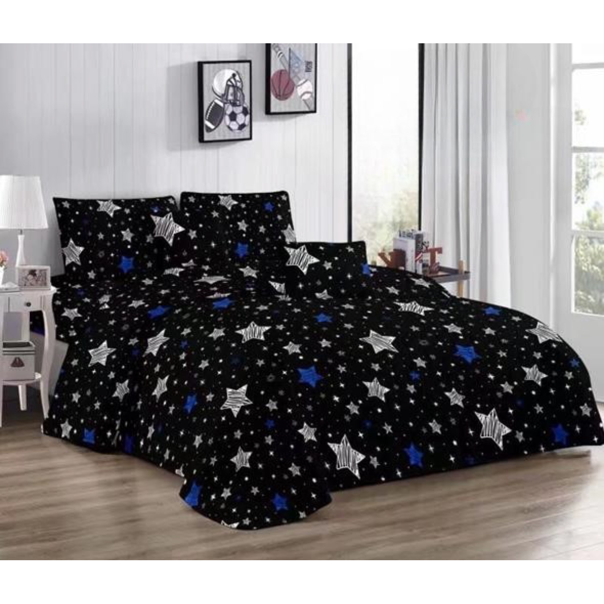 CUBRECAMA 1.5 PLAZAS MULTICOLOR QUILT VERANO - 1