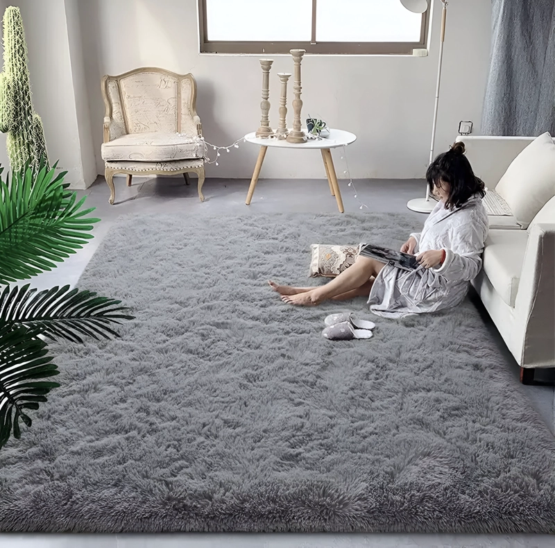 ALFOMBRA CONTEMPORÁNEA MODERNA PELUDAS 180 X 200 CM - 1