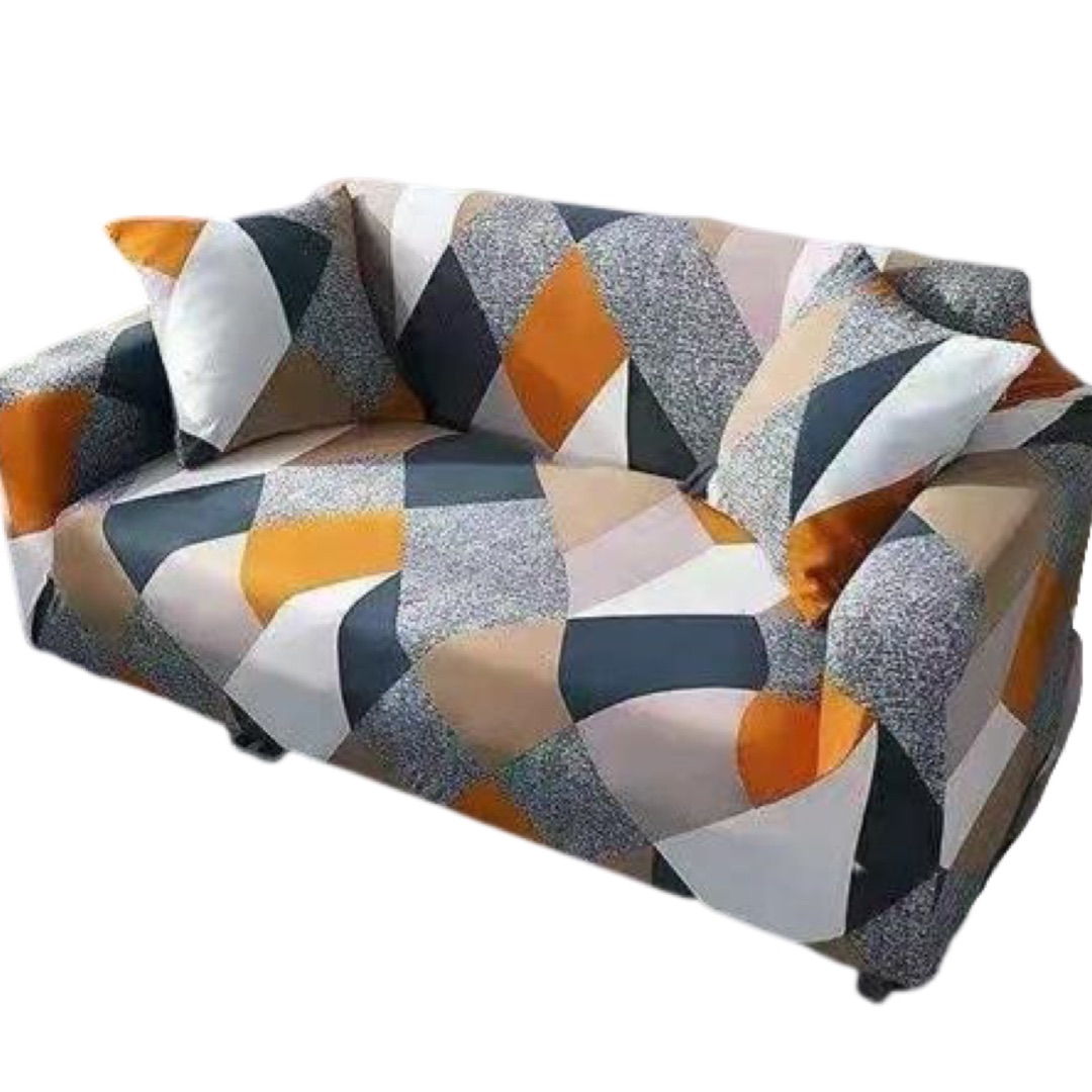 FUNDA SILLÓN SOFÁ ELASTICADA 3 CUERPOS MULTICOLOR - 1