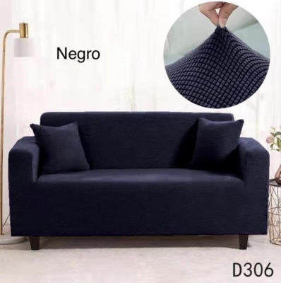 FUNDA SILLÓN SOFÁ TEXTURIZADA Y ELASTICADAS 3 CUERPOS MULTICOLOR - 1