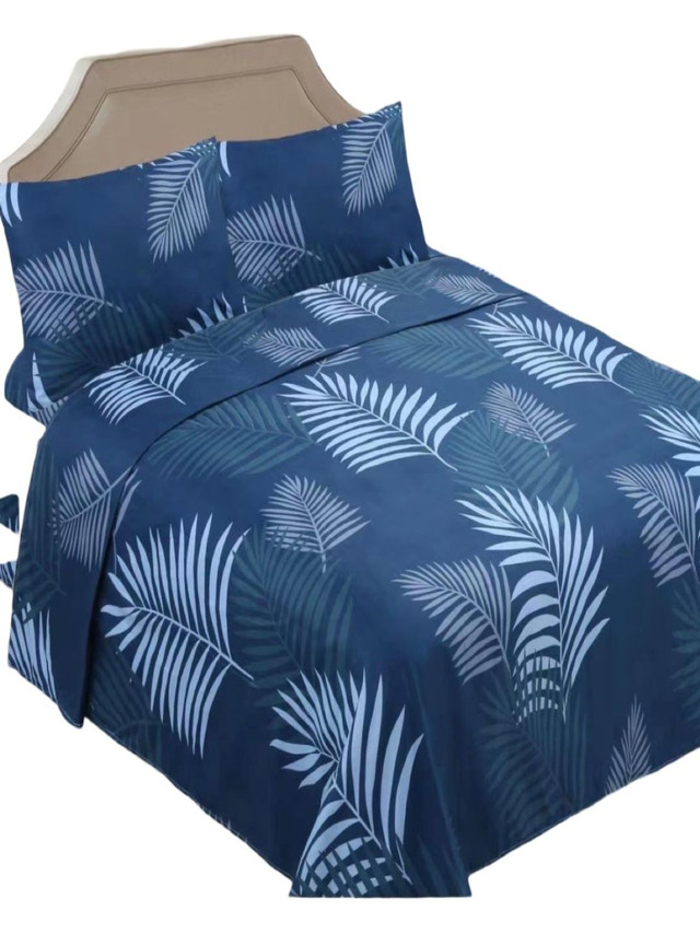 SET SÁBANAS KING 144 HILOS MULTICOLOR LISO 180 X 200 CM - 1