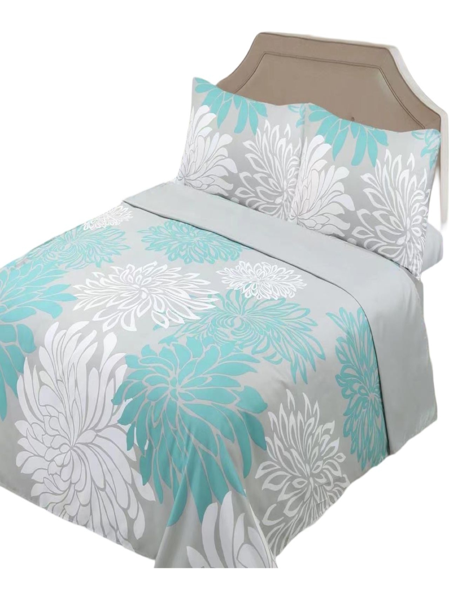 SET SÁBANAS KING 144 HILOS MULTICOLOR LISO 180 X 200 CM - 2