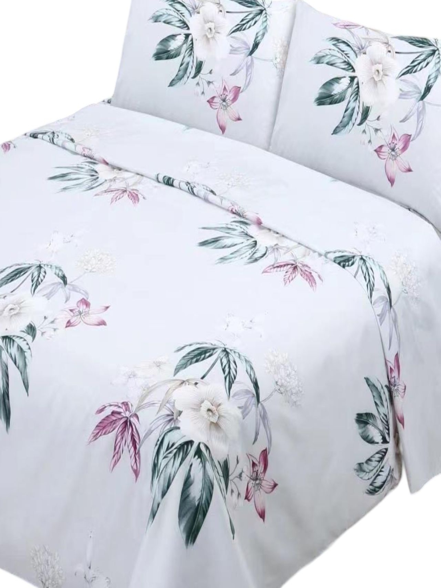 SET SÁBANAS 1.5 PLAZAS 144 HILOS MULTICOLOR LISO - 2