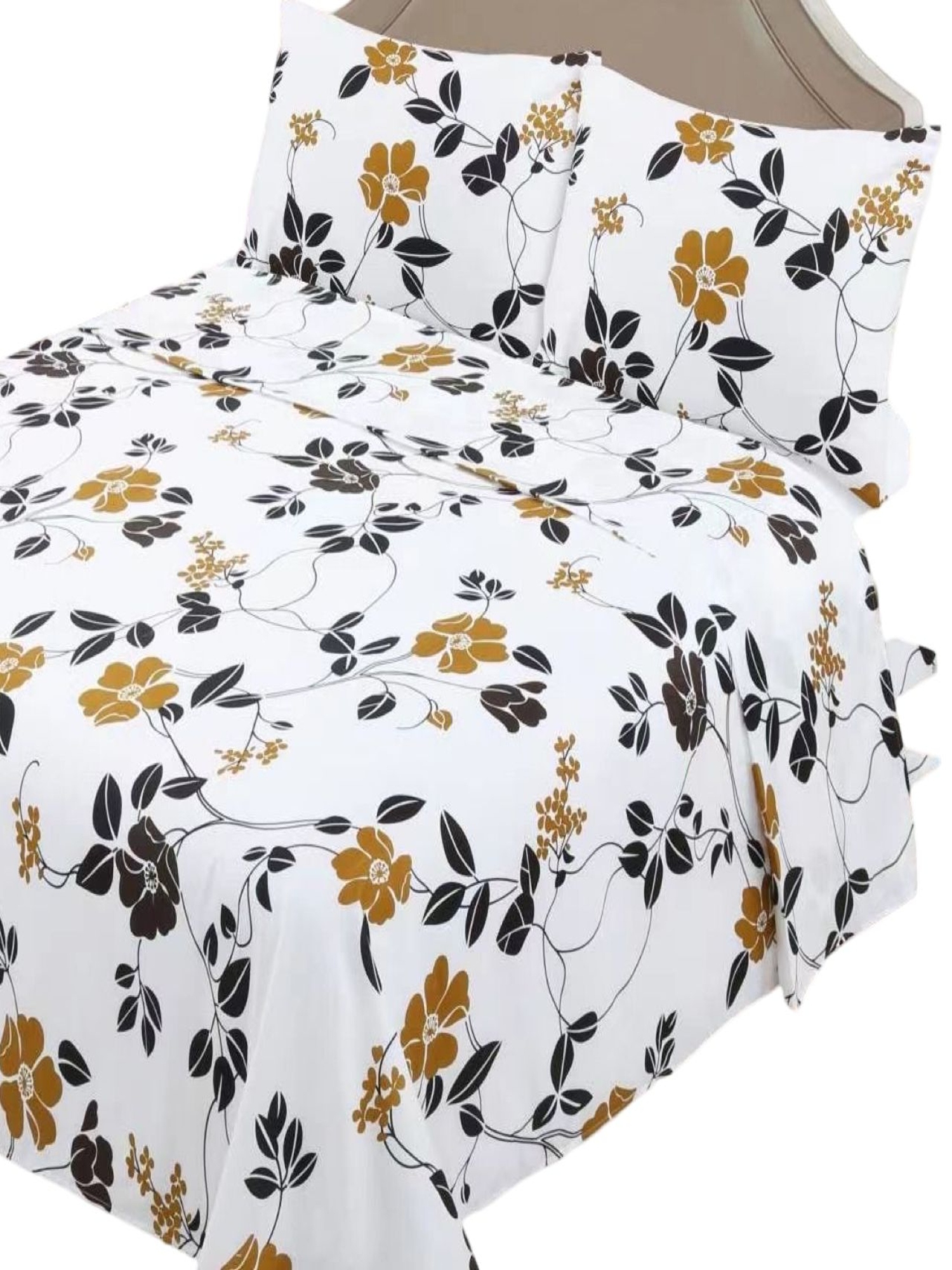 SET SÁBANAS 1.5 PLAZAS 144 HILOS MULTICOLOR LISO - 2