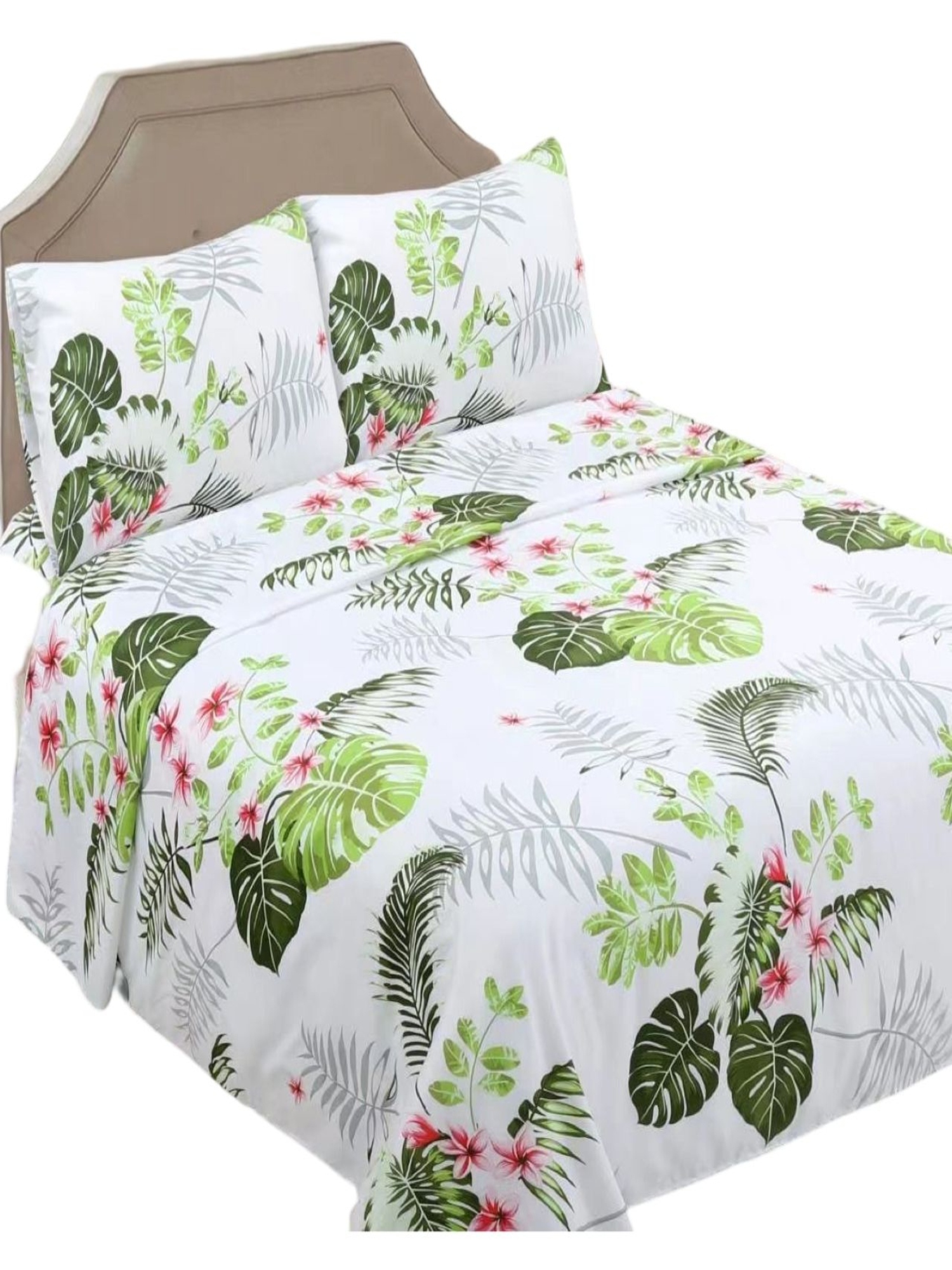 SET SÁBANAS 1.5 PLAZAS 144 HILOS MULTICOLOR LISO - 1