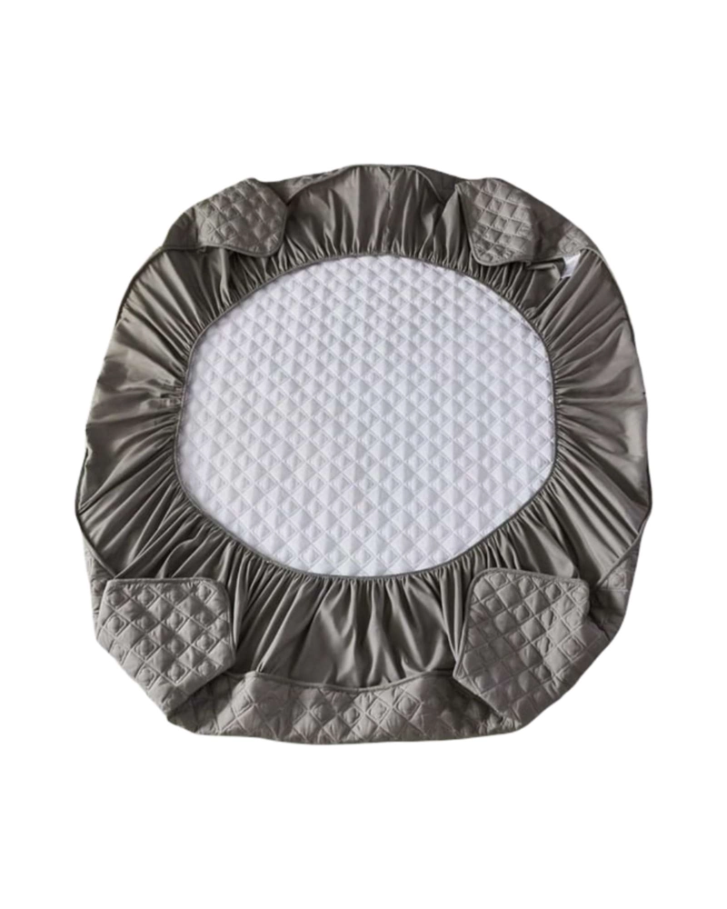CUBRECOLCHÓN ROJO LISO IMPERMEABLE 2 PLAZA - 3