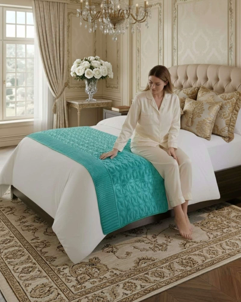 PIECERAS NORDICAS 210 X 90 CM TURQUESA - 1