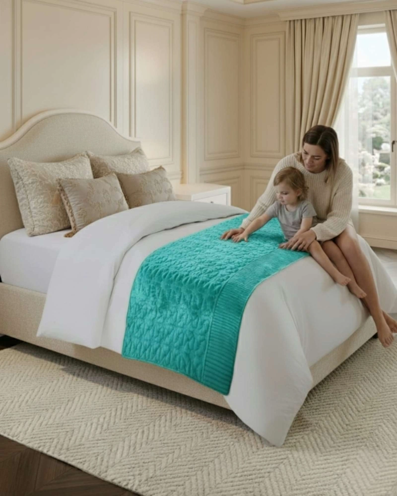 PIECERAS NORDICAS 210 X 90 CM TURQUESA - 2
