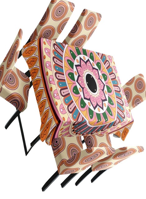 JUEGO DE MANTEL MÁS 6 FUNDAS DE SILLAS - 2