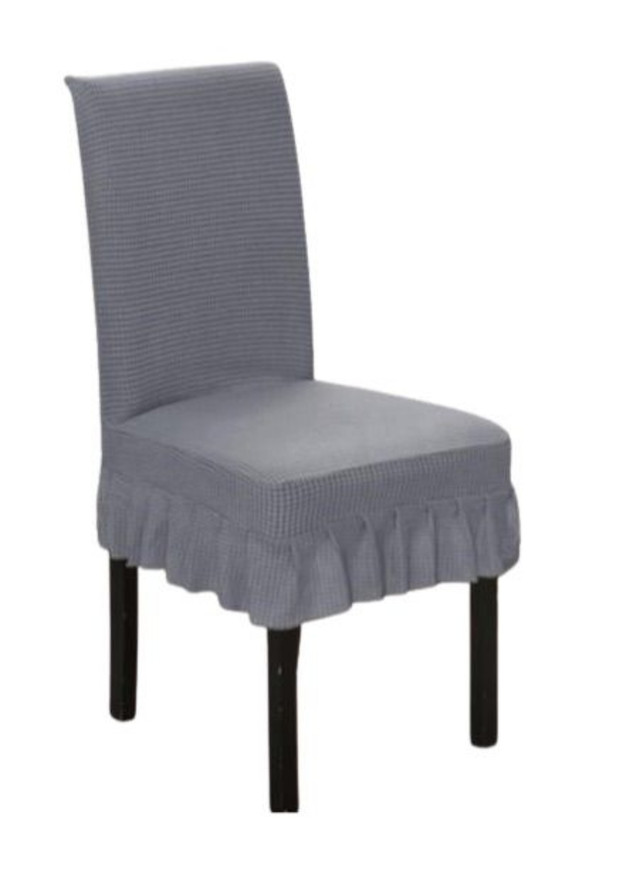 FUNDA SILLA TURKAS CON FARALAO GRIS - 1