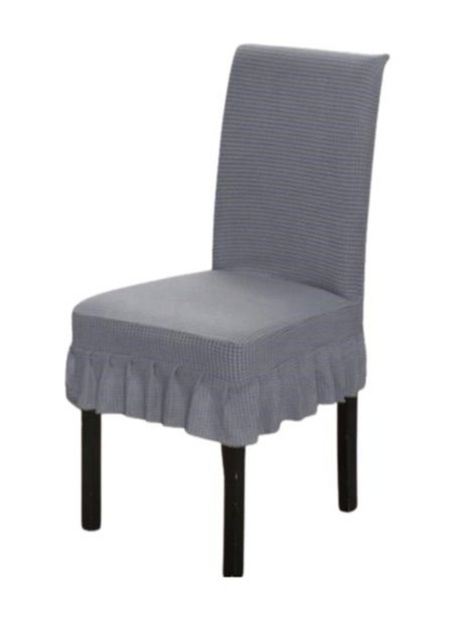 FUNDA SILLA TURKAS CON FARALAO GRIS - 2