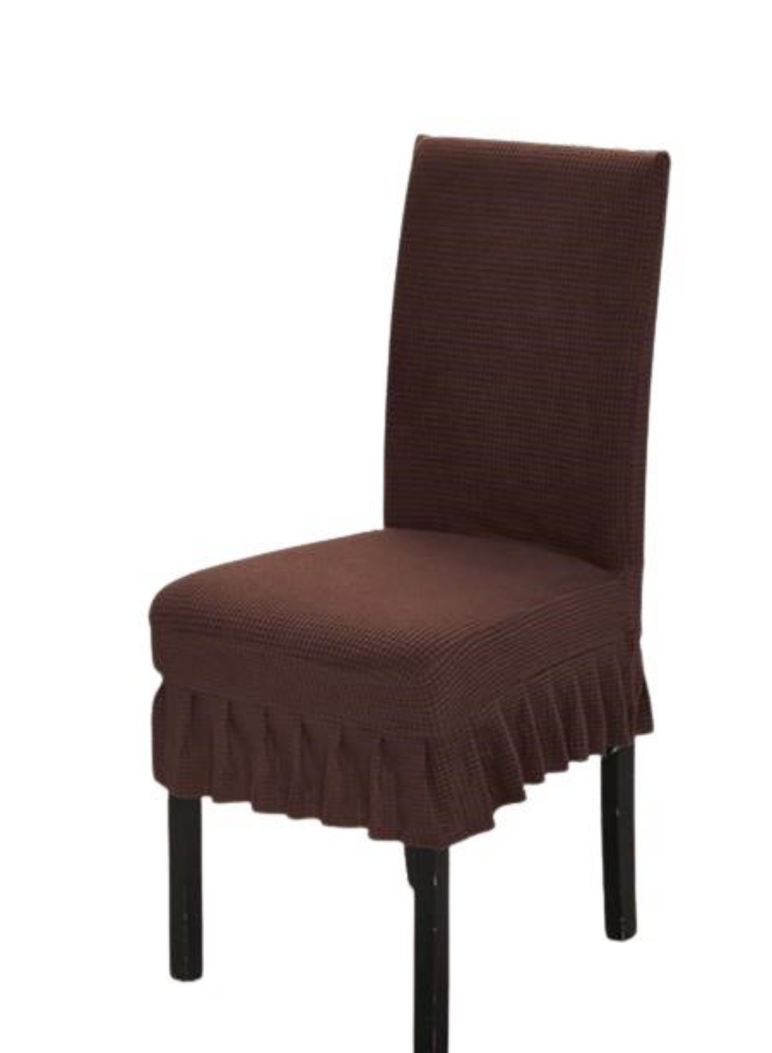 FUNDA SILLA TURKAS CON FARALAO CAFÉ - 2