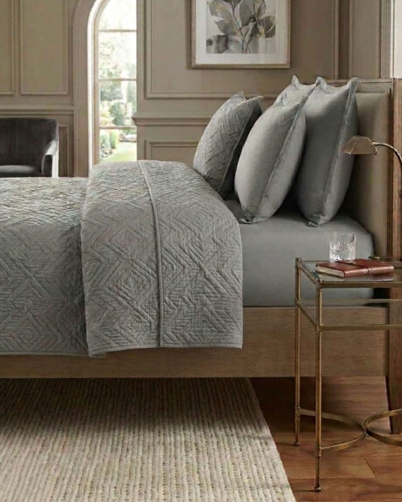 CUBRECAMA 2 PLAZAS BLANCO QUILT - 4