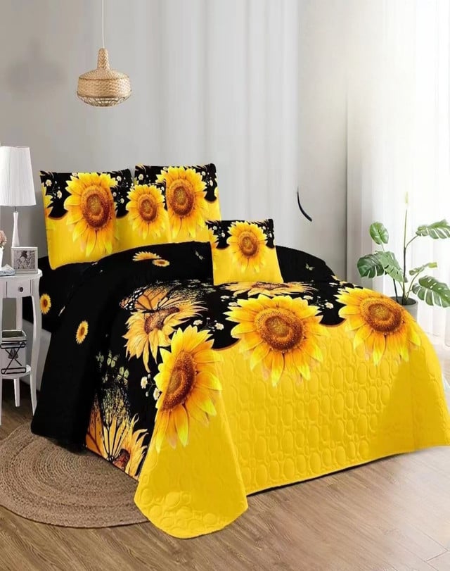 CUBRECAMA 2 PLAZAS MULTICOLOR QUILT - 3
