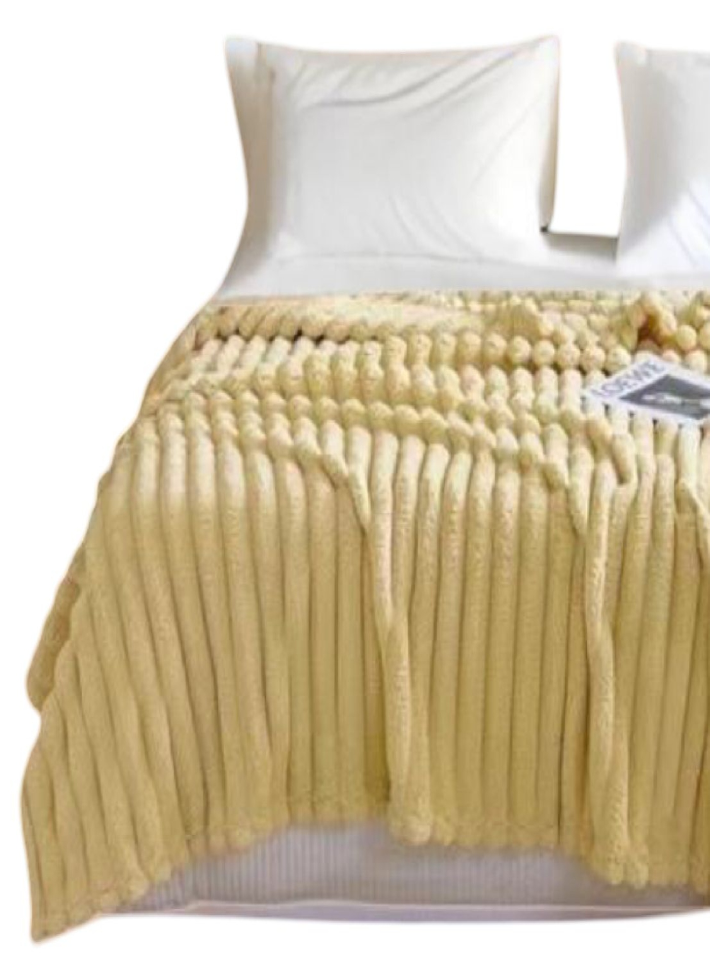 FRAZADA DE PLUSH Y SHERPA ELEGANTE - 2
