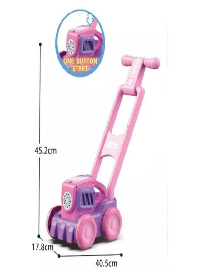 LANZADOR BURBUJAS CARRITO CORTA CESPED NIÑOS - 2