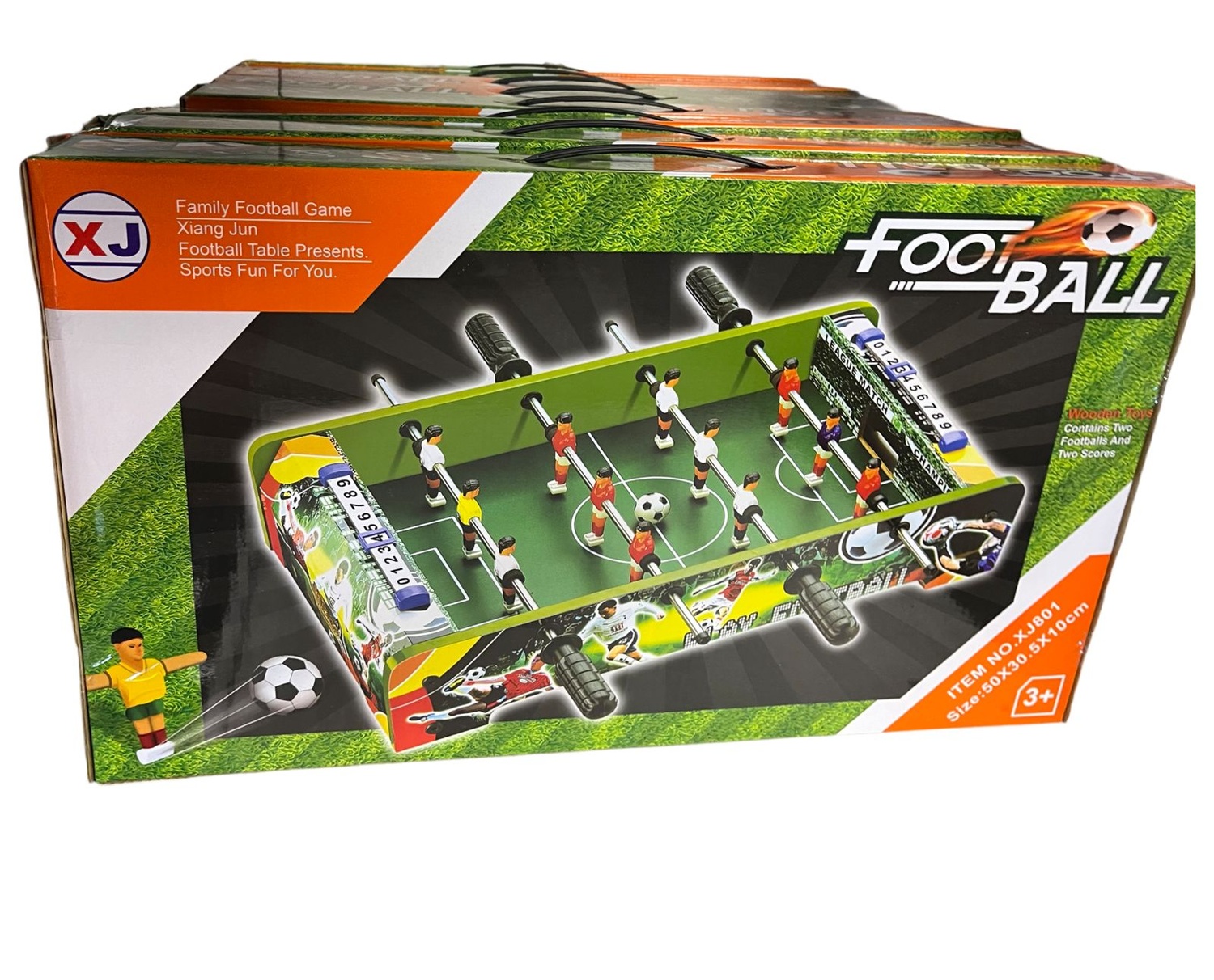 MESA TACA TACA FUTBOLÍN DE MADERA PARA NIÑOS - 4
