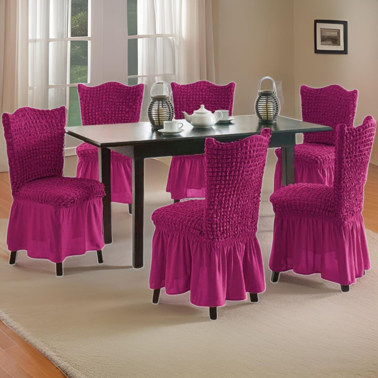 FUNDA SILLA TURCAS 6 ELEGANCIA TOTAL T9 FUCSIA - 3
