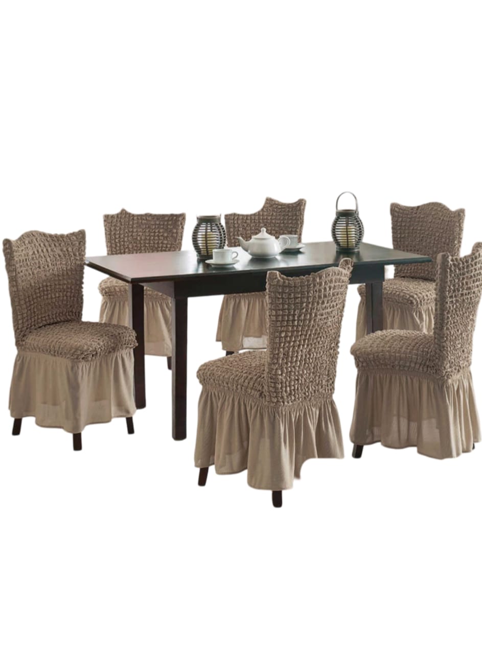 FUNDA SILLA TURCAS 6 ELEGANCIA TOTAL T8 CAFÉ - 1