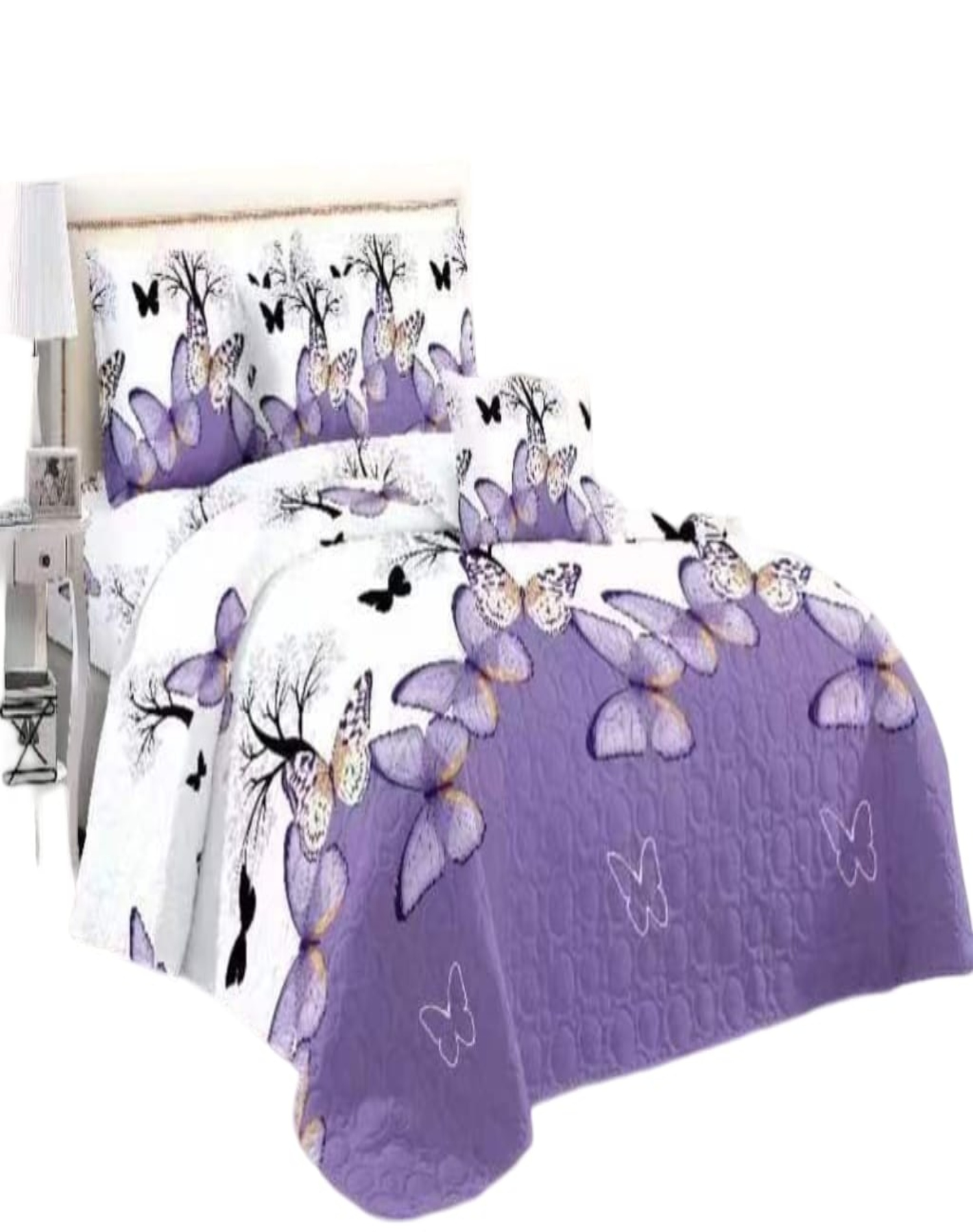 QUILT 2 PLAZAS MULTICOLOR DISEÑO CUBRECAMA PRIMAVERA VERANO B4 - 1