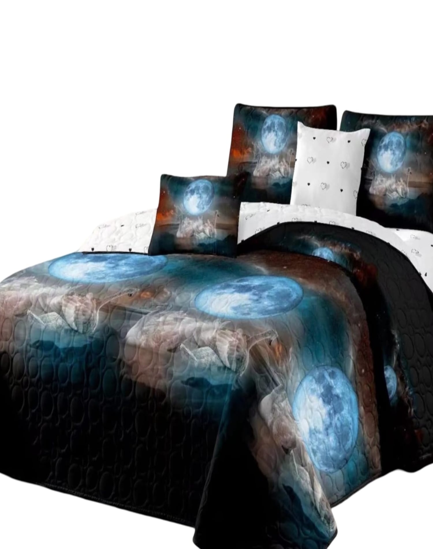 QUILT 2 PLAZAS MULTICOLOR DISEÑO CUBRECAMA PRIMAVERA VERANO B11 - 1