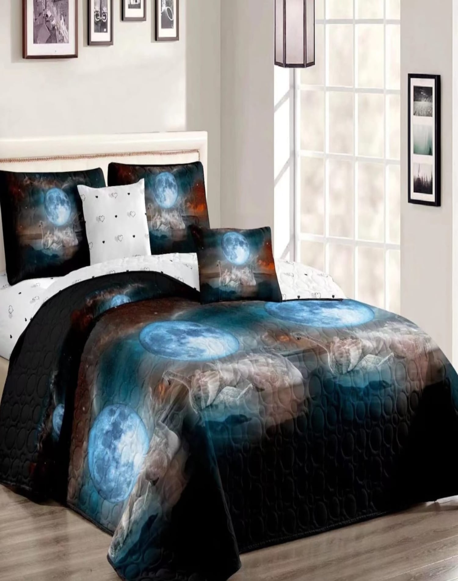 QUILT 2 PLAZAS MULTICOLOR DISEÑO CUBRECAMA PRIMAVERA VERANO B11 - 3