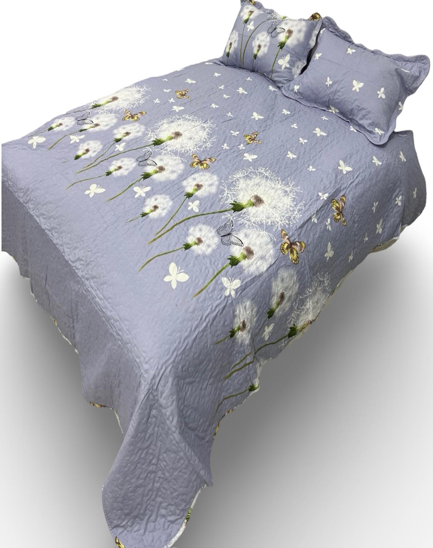 CUBRECAMA MULTICOLOR QUILT LUMINOSO 2 PLAZAS VERANO L2 - 5