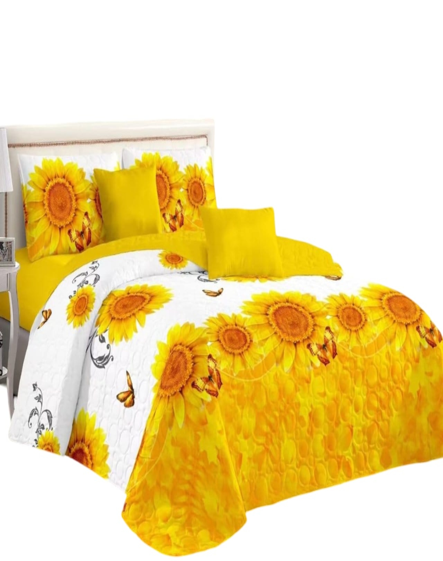 QUILT MULTICOLOR KING CUBRECAMA VERANO Y PRIMAVERA C3 - 1