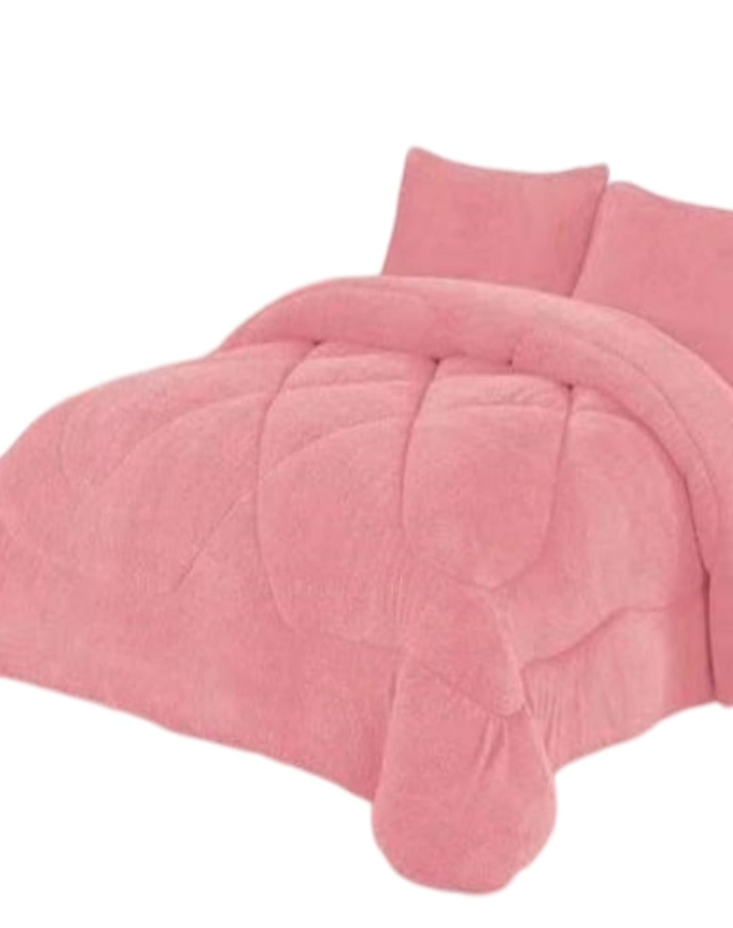 COBERTOR PLUSH ROSADO CHIPORRO 230X250 IDEAL INVIERNO A35 - 1