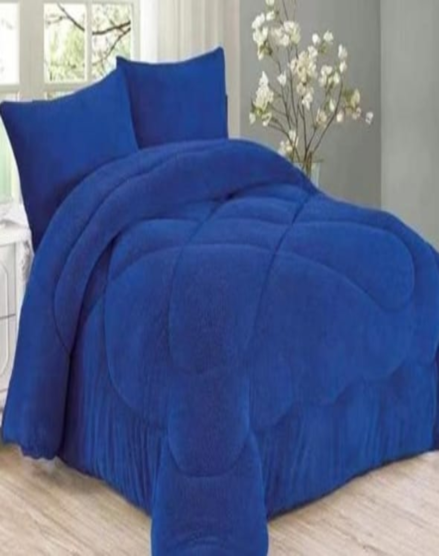 COBERTOR PLUSH AZUL CHIPORRO 230X250 IDEAL INVIERNO A32 - 3