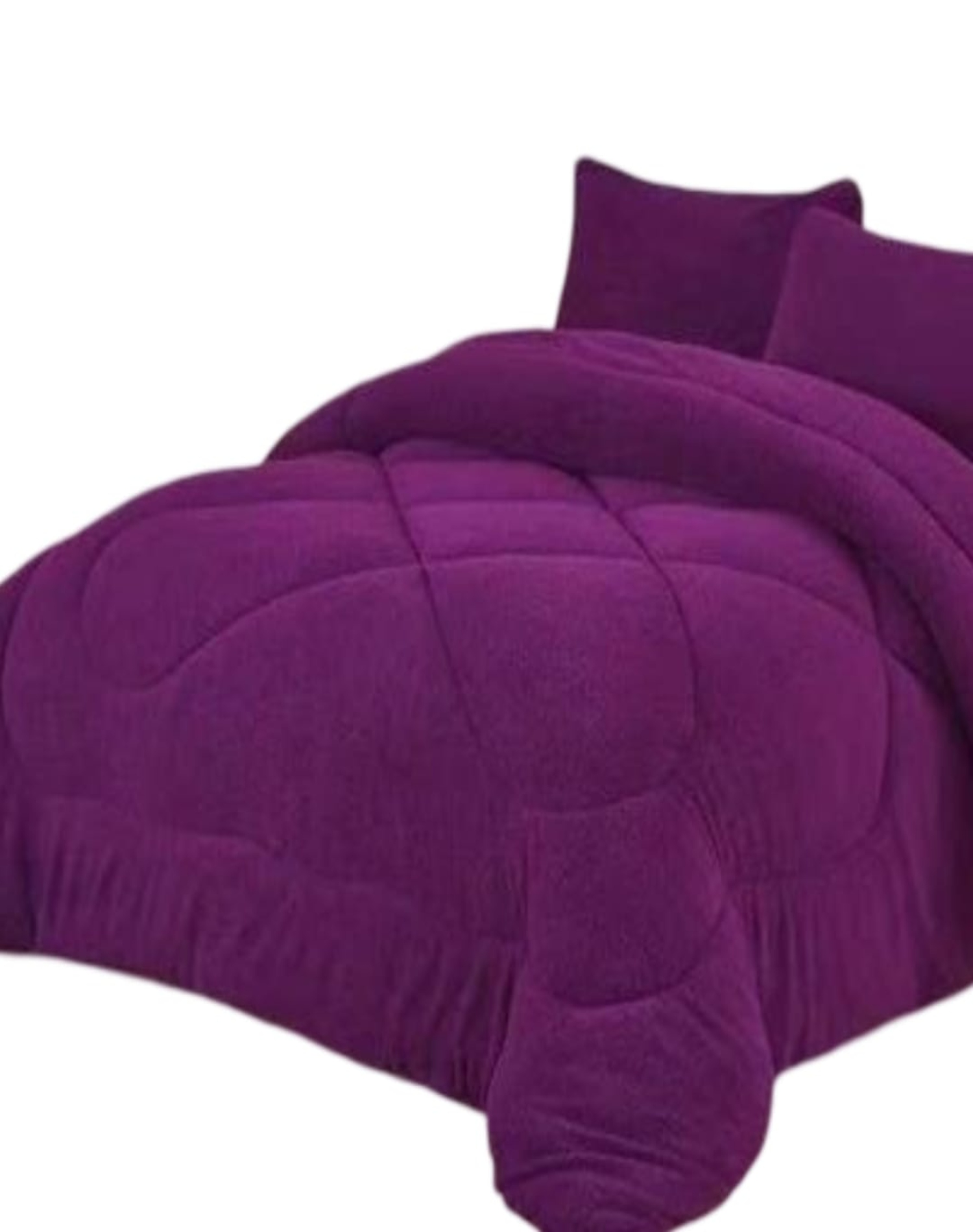 COBERTOR PLUSH MORADO CHIPORRO 230X250 IDEAL INVIERNO A37 - 1