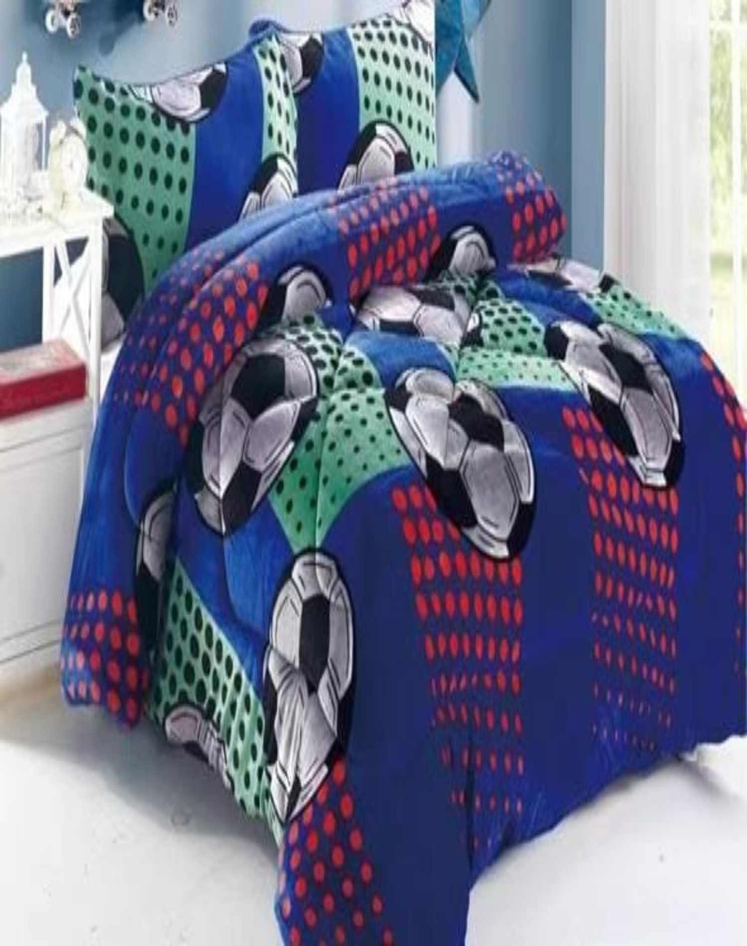 COBERTOR PLUSH MULTICOLOR CHIPORRO 180X230 IDEAL INVIERNO B14 - 3