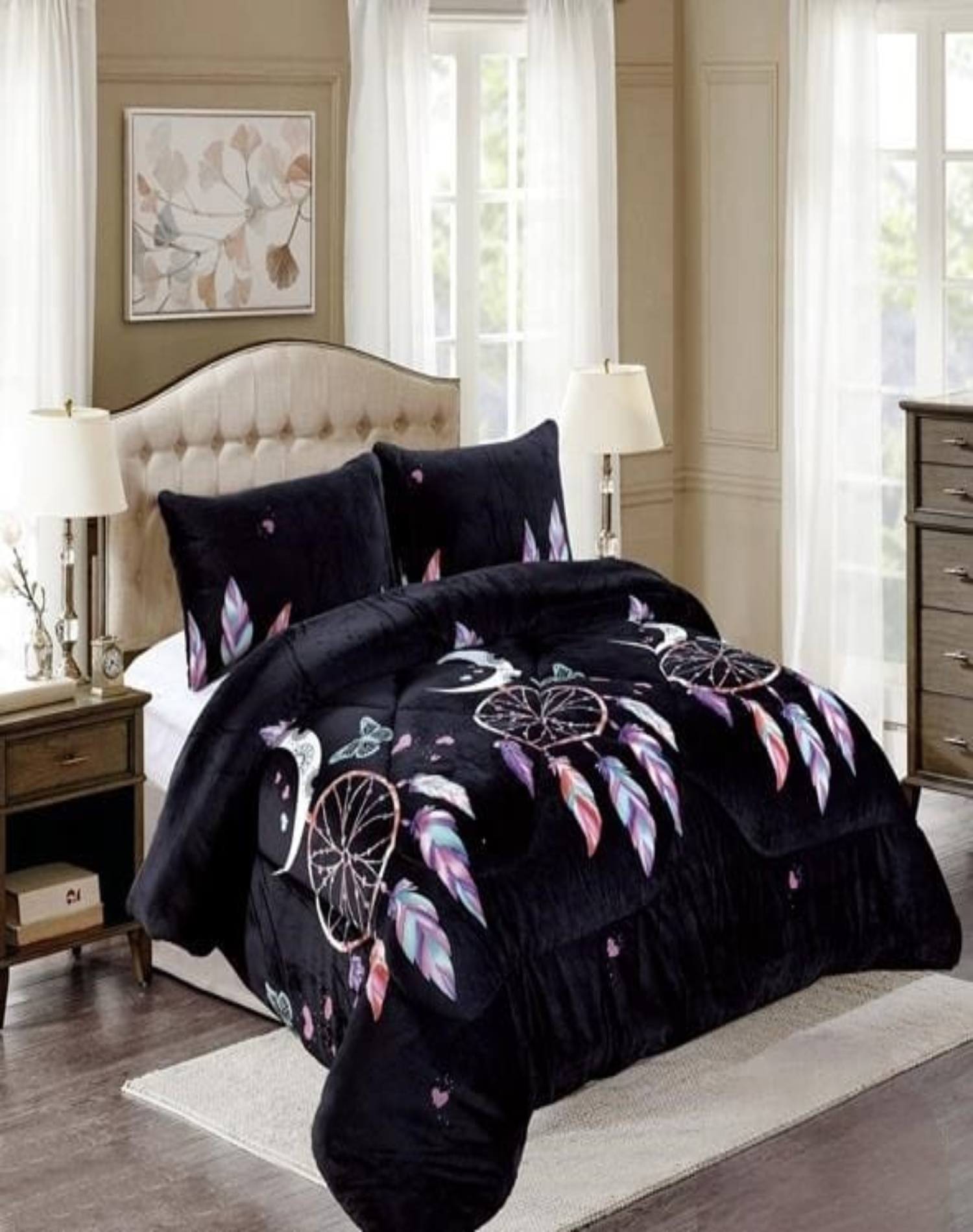 COBERTOR PLUSH MULTICOLOR CHIPORRO 180X230 IDEAL INVIERNO B2 - 3