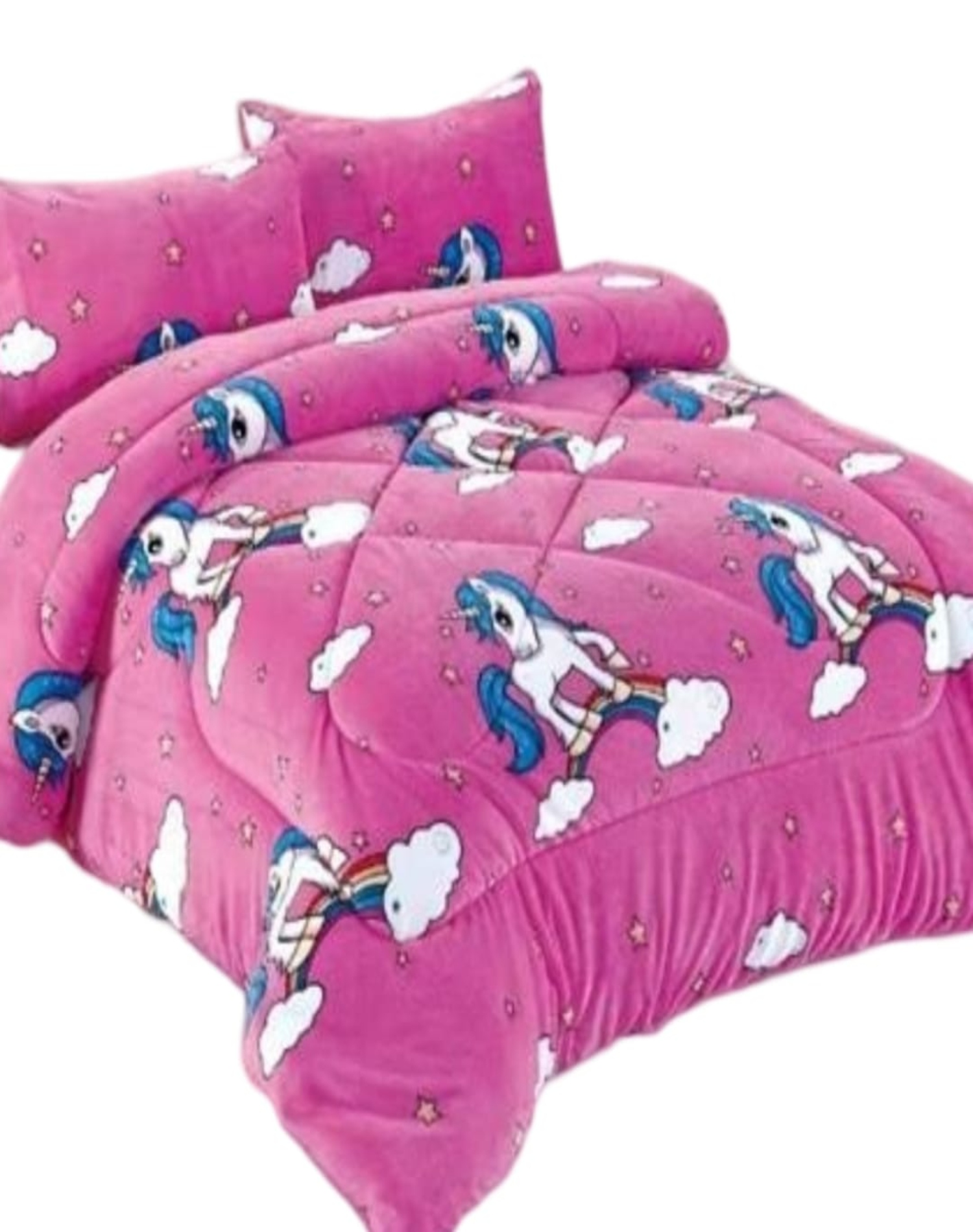 COBERTOR PLUSH MULTICOLOR CHIPORRO 180X230 IDEAL INVIERNO B16 - 1