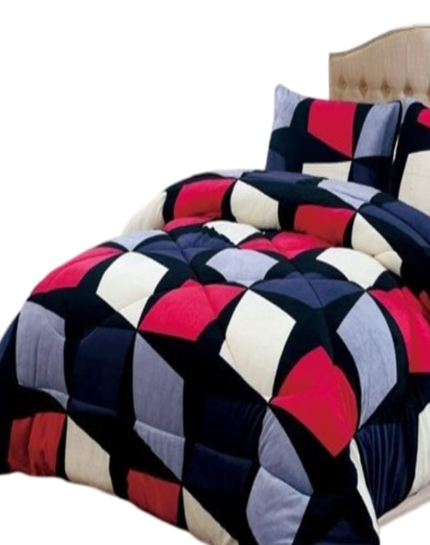 COBERTOR PLUSH MULTICOLOR CHIPORRO 230X250 IDEAL INVIERNO A13 - 2