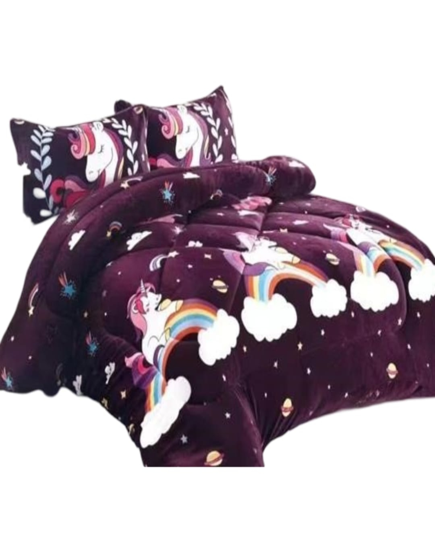 COBERTOR PLUSH MULTICOLOR CHIPORRO 180X230 IDEAL INVIERNO B17 - 1