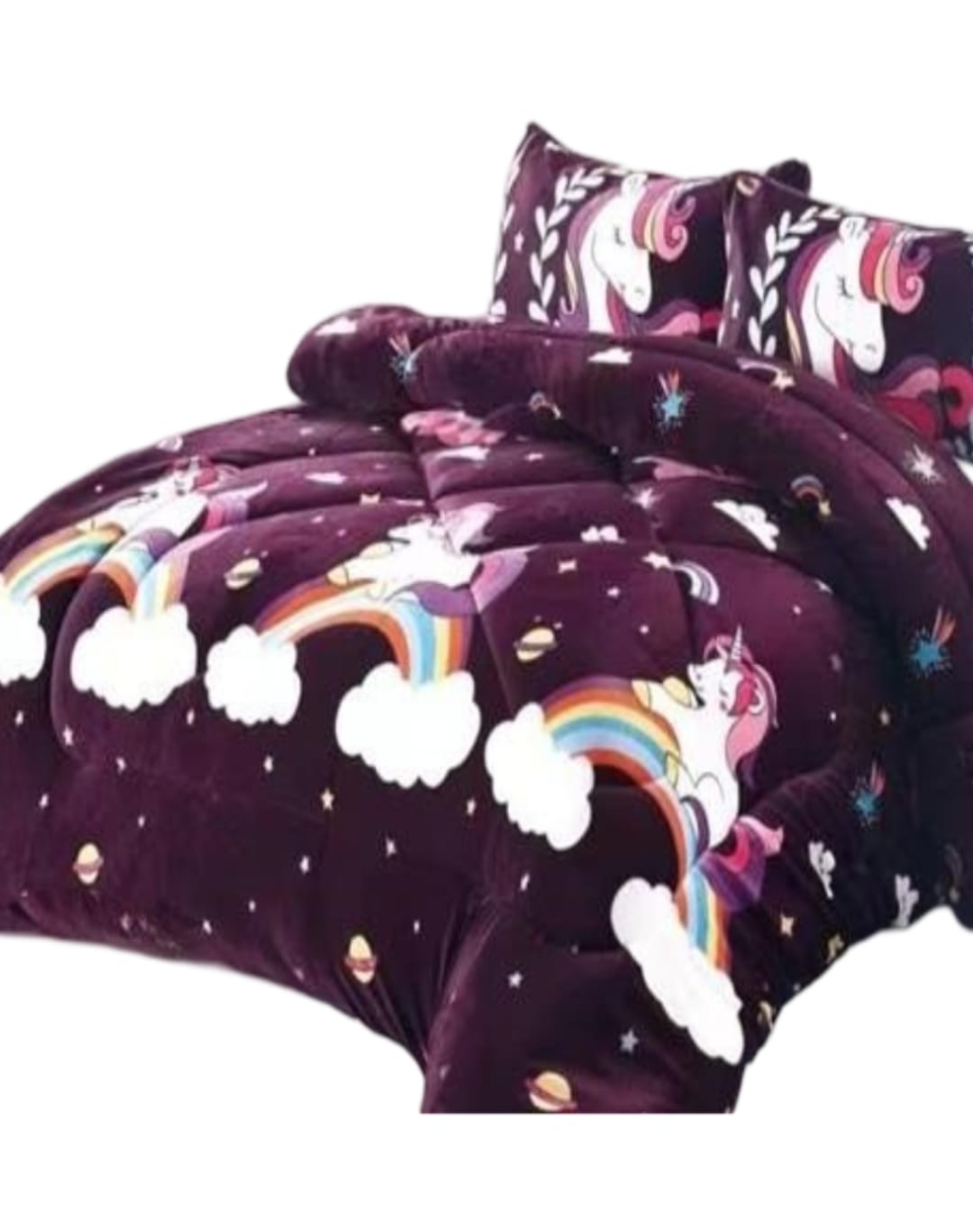 COBERTOR PLUSH MULTICOLOR CHIPORRO 180X230 IDEAL INVIERNO B17 - 2