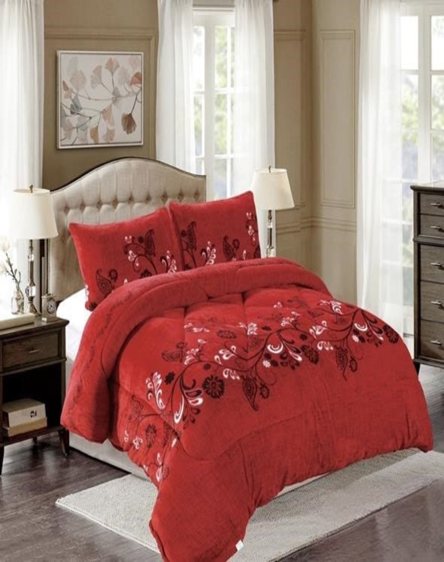 COBERTOR PLUSH MULTICOLOR CHIPORRO 230X250 IDEAL INVIERNO A9 - 3