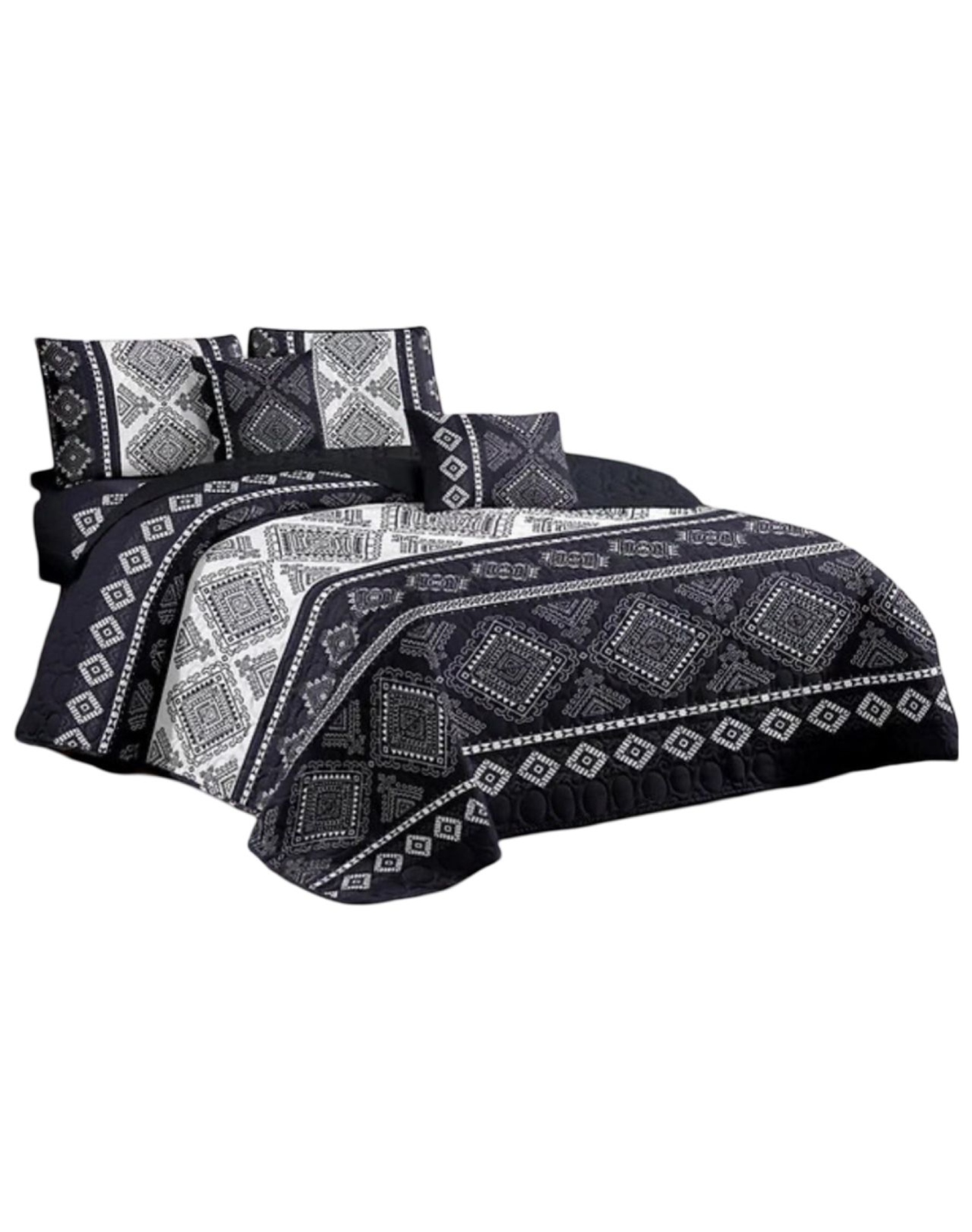 CUBRECAMA MULTICOLOR VERANO PLAZA Y MEDIA + FUNDA ALMOHADA D11 - 2