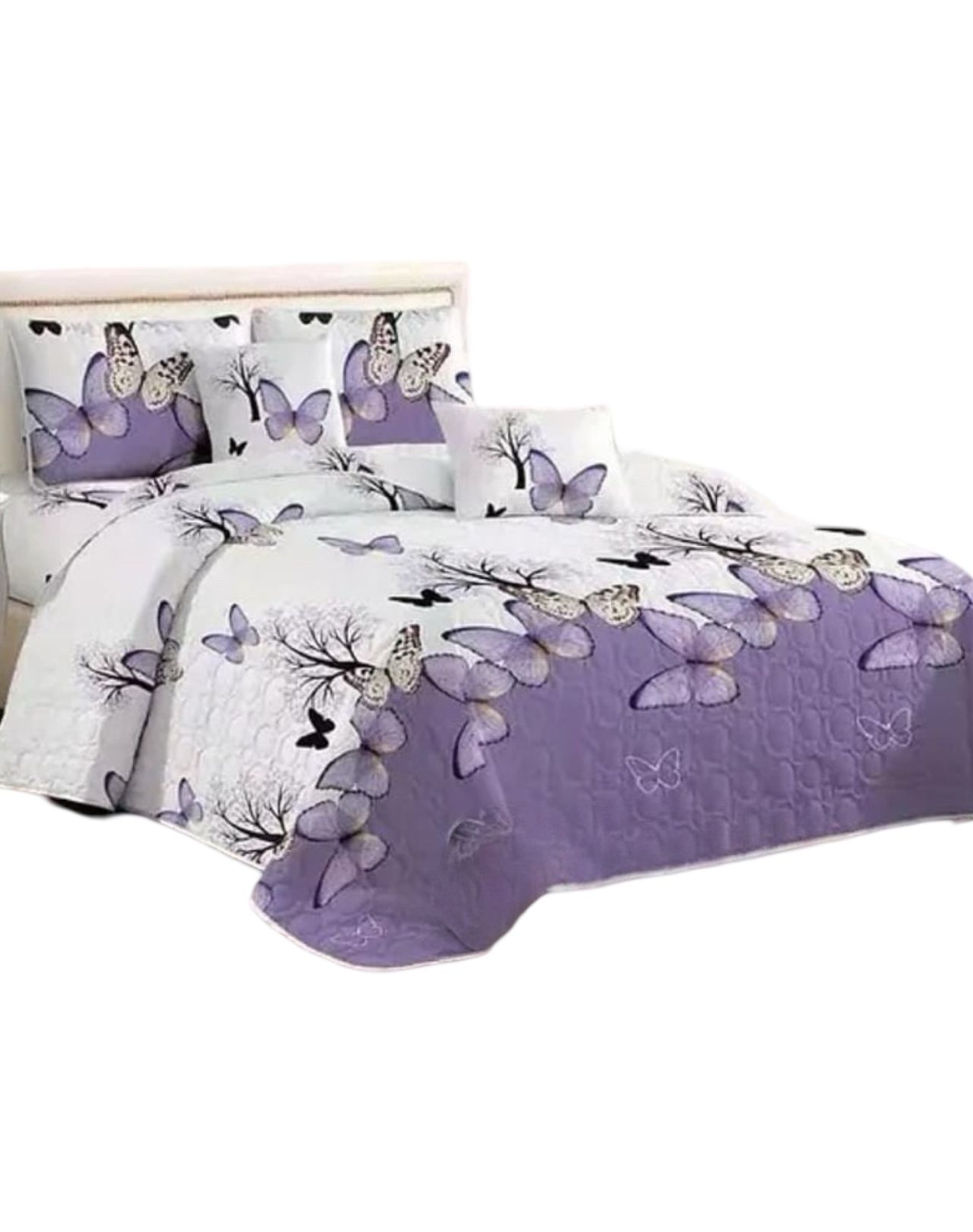 QUILT MULTICOLOR VERANO KING SUPER K + FUNDAS ALMOHADA D16 - 2