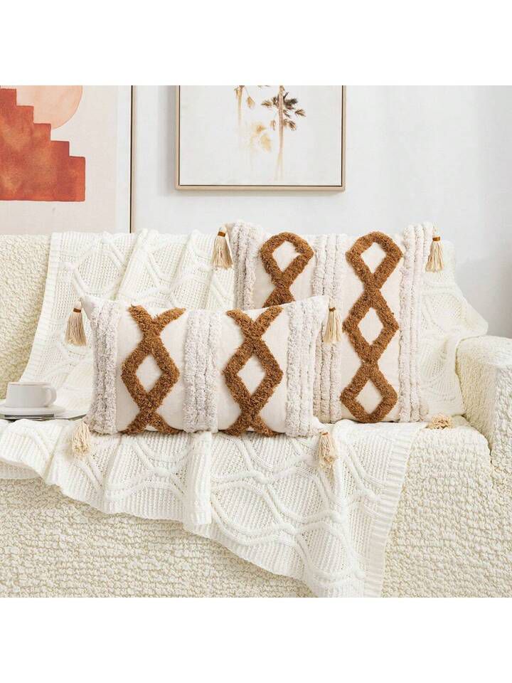 FUNDA SET 4 BOHO COJÍN B3 45 X 45 CM MULTICOLOR - 2