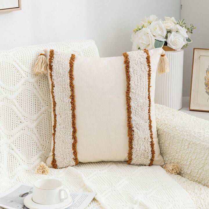 FUNDA SET 4 BOHO COJÍN B2 45 X 45 CM MULTICOLOR - 1